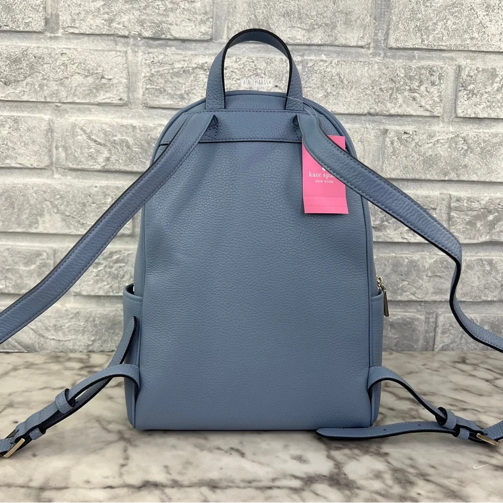 Kate Spade Leila Dome Backpack In Dusty Blue - Picture 5 of 11